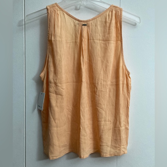 NWT	O'Neill Lainie Woven tank	Peach - Picture 2 of 4